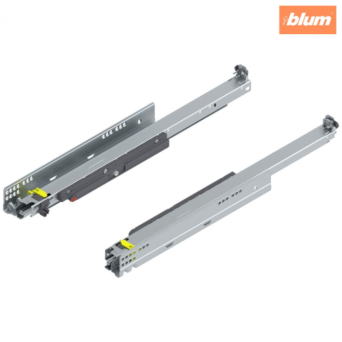 MOVENTO cu TIP-ON, Extragere totală, Glisare, 40 kg, NL=550 mm, pt cuplaj, stânga/dreapta, finisaj zincat 760H5500T [1]