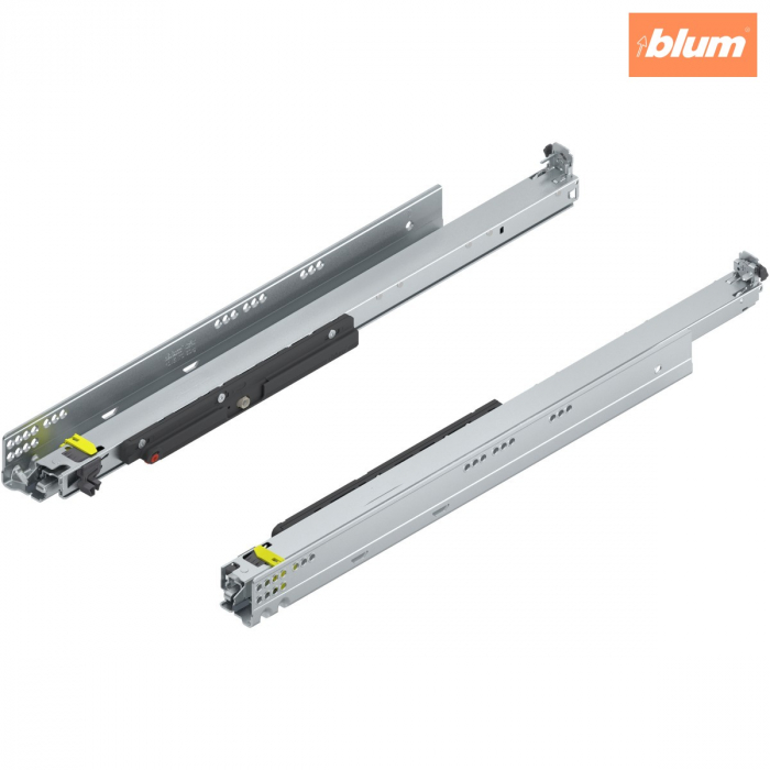 MOVENTO cu TIP-ON, Extragere totală, Glisare, 70 kg, NL=600 mm, pt cuplaj, stânga/dreapta, finisaj zincat 766H6000T [1]
