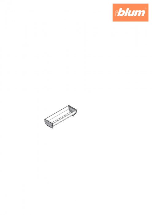 ORGA-LINE Casetă, Lungime=264 mm, Lăţime=88 mm, finisaj inox-periat/gri închis ZSI.030SI [2]