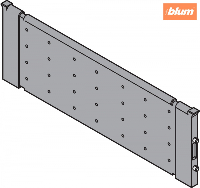 ORGA-LINE Separator transversal, pentru TANDEMBOX/TANDEM Sertar, Lăţime=176 mm, finisaj R7037 gri închis ZSI.020Q [2]