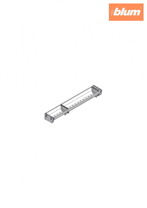 ORGA-LINE Set de casete (cu ocupare parţială), pentru TANDEMBOX Sertar, NL=600 mm, KB=275 mm, Lăţime=103 mm, finisaj inox-periat/gri închis ZSI.600BI1NORGA-BE [2]