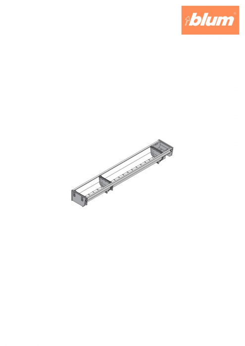 ORGA-LINE Set de casete (cu ocupare parţială), pentru TANDEMBOX Sertar, NL=650 mm, KB=275 mm, Lăţime=103 mm, finisaj inox-periat/gri închis ZSI.650BI1NORGA-BE [2]
