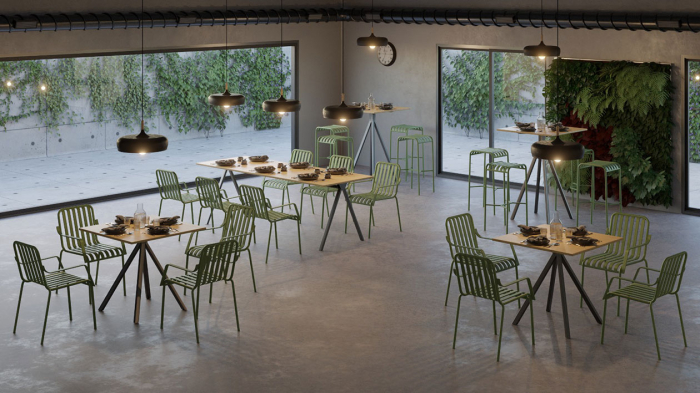 Picior masa bar central Teen, finisaj negru [3]