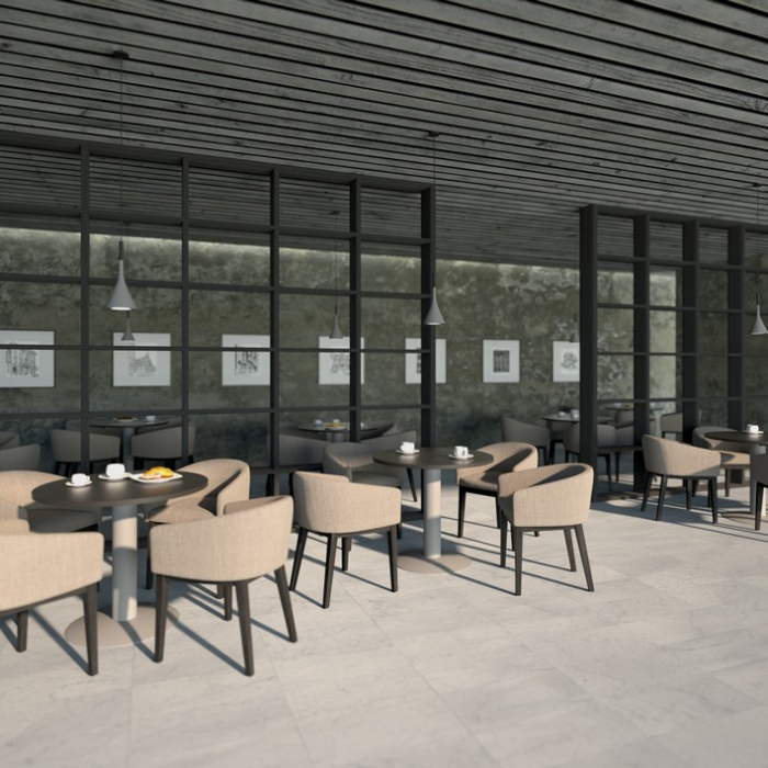 Picior masa central Boma, baza rotunda diam. 620 mm, finisaj negru [3]