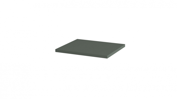 Polita decorativa 400x350x18 mm, Verde eucalipt U604 ST9, grosime 18 mm [1]