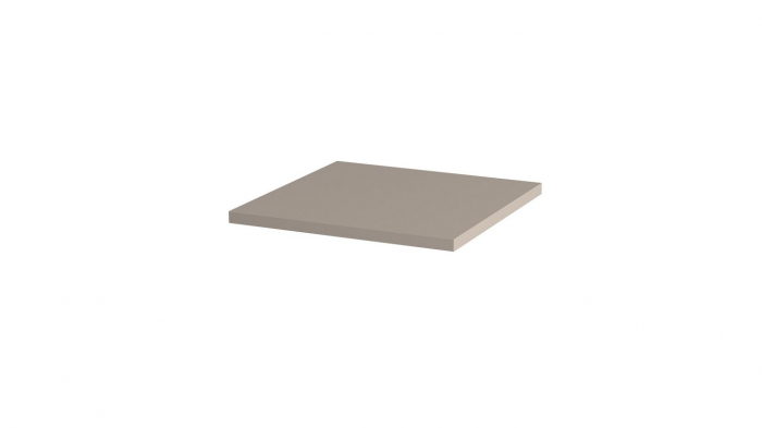 Polita decorativa 400x400x18 mm, Gri casmir U702 ST9, grosime 18 mm [1]