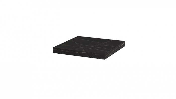 Polita decorativa 400x400x36 mm, Pietra Grigia negru F206 ST9, grosime 36 mm [1]