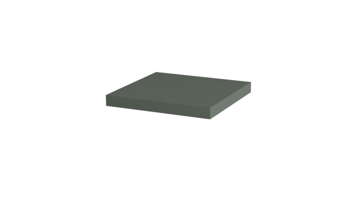 Polita decorativa 400x400x36 mm, Verde eucalipt U604 ST9, grosime 36 mm [1]
