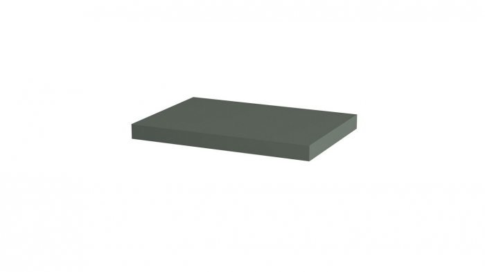 Polita decorativa 500x350x36 mm, Verde eucalipt U604 ST9, grosime 36 mm [1]
