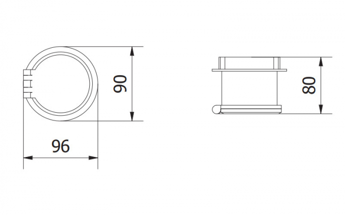 Priza incorporabila rotunda 1xschuko + 1xUSB A + 1xUSB C + 1 port interschimbabil, alba [9]