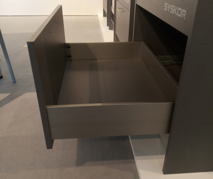 Set sertar Vision Top adancime 500 mm, inaltime 121 mm, finisaj antracit [4]