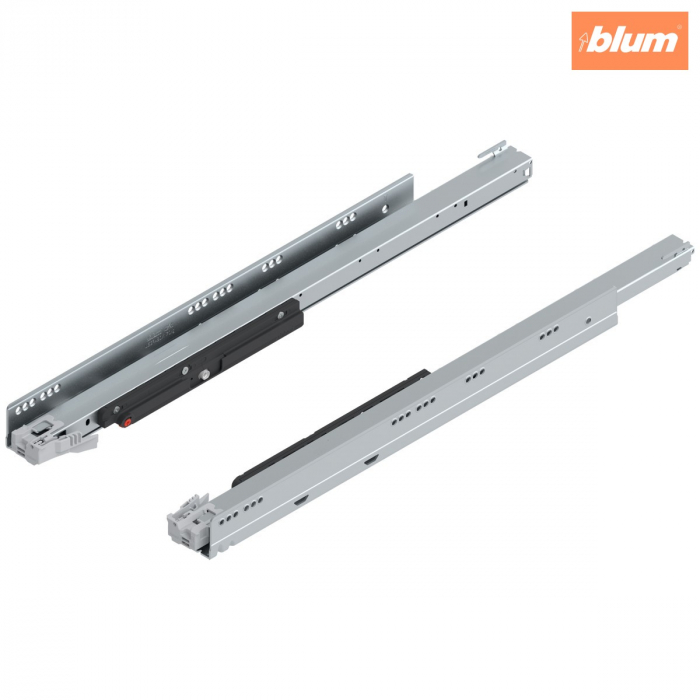 Şina de corp LEGRABOX cu TIP-ON, Extragere totală, 70 kg, NL=650 mm, dreapta+stânga, finisaj zincat 753.6501T [1]
