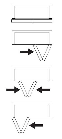 Sistem usi pliante Axis Free pentru o usa - doua panouri [3]