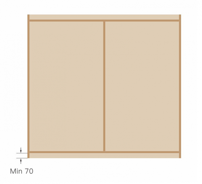 Sistem usi pliante Axis Free pentru o usa - doua panouri [5]