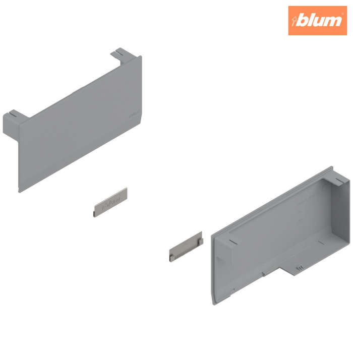 Sisteme de ridicare AVENTOS HK top, Capac de acoperire pentru mecanismul de ridicare, neted, dreapta+stânga, finisaj gri-deschis/inox-g. 22K8000 [2]