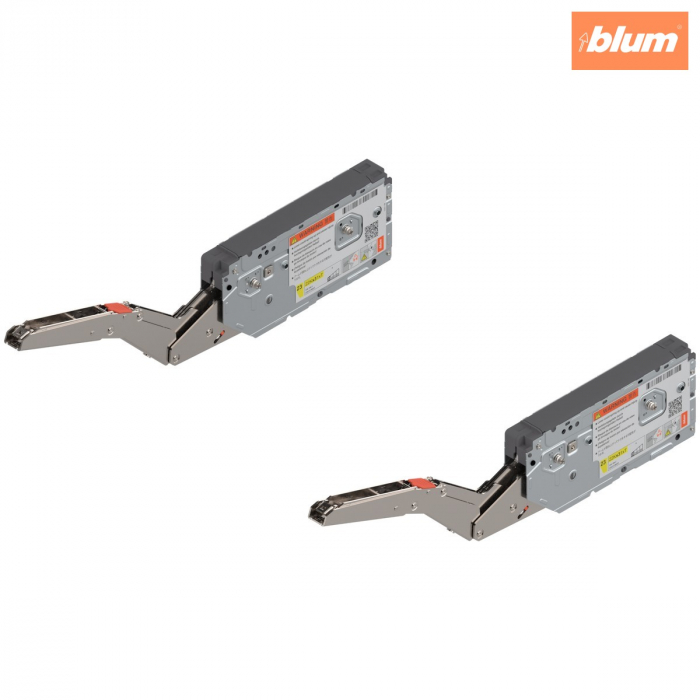 Sisteme de ridicare AVENTOS HK top, Mecanism de ridicare (set), LF=420-1610 (la 2 buc.), cu şuruburi SYSTEM, pentru TIP-ON, finisaj zincat 22K2310T [1]