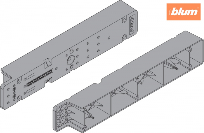 SPACE STEP Bară distanţieră, Plastic, finisaj gri-orion mat Z95D4100 [3]