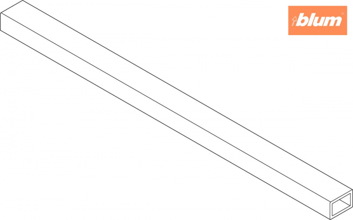SPACE STEP Profil transversal, aluminiu, finisaj gri-orion mat Z95Q1040A [2]