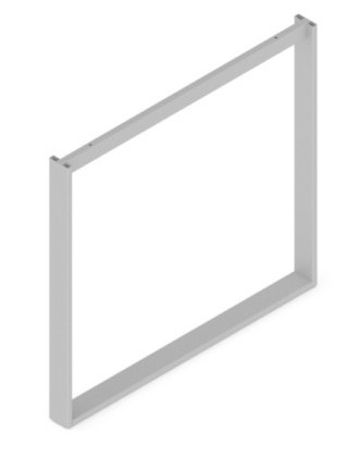 Structura birou HQ 800, pentru lungime blat 2000 mm, finisaj negru [2]