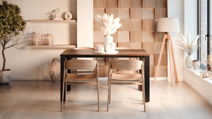 Structura pentru masa extensibila Flex 900, pentru lungime blat 1400 - 1900 mm, finisaj negru [7]