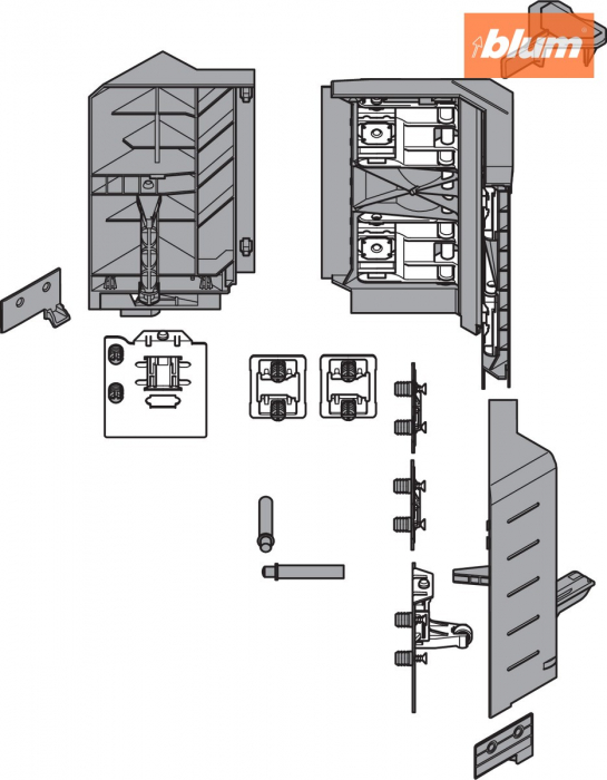 SYNCROMOTION set, Înălţime C, finisaj R7037 gri închis Z33C00E0A6 [1]