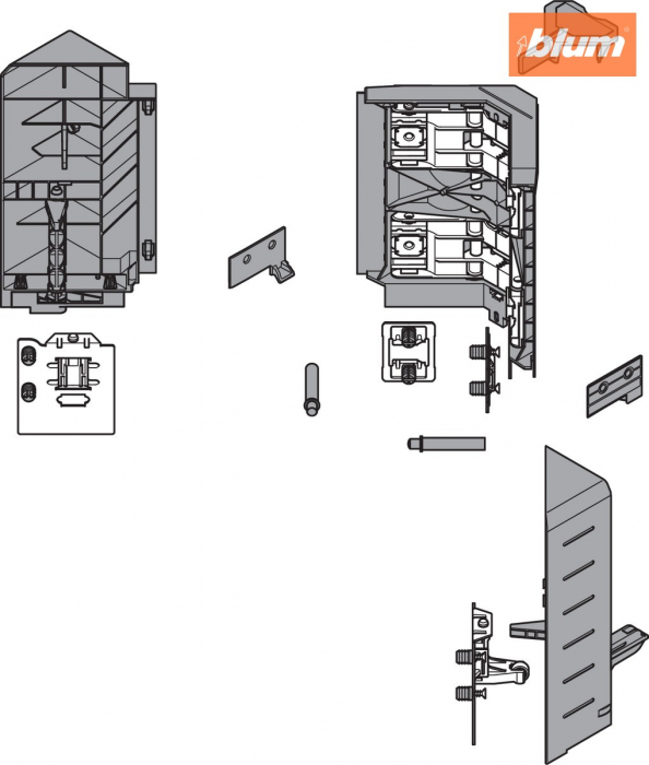 SYNCROMOTION set, înălţime D, finisaj R7037 gri închis Z33D00E0A6 [2]