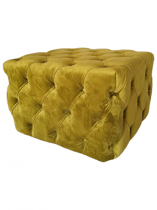 Taburet tapitat, patrat, 600x600x420 mm [1]