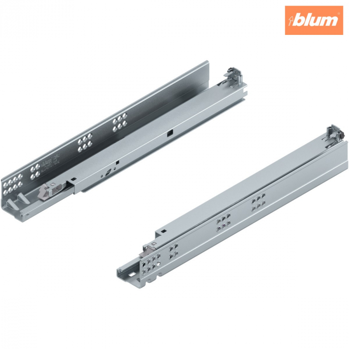 TANDEM BLUMOTION Extragere totală, Glisare, 30 kg, NL=400 mm, pentru Grosime material placă 17-19 mm, pt cuplaj, stânga/dreapta, finisaj zincat 560F4000B [1]