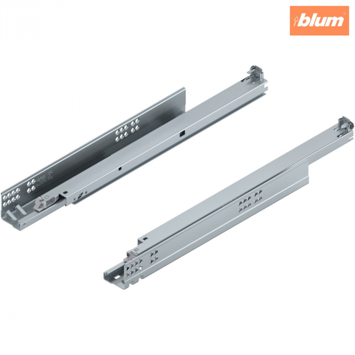 TANDEM BLUMOTION Extragere totală, Glisare, 30 kg, NL=500 mm, pentru Grosime material placă 17-19 mm, pt cuplaj, stânga/dreapta, finisaj zincat 560F5000B [1]