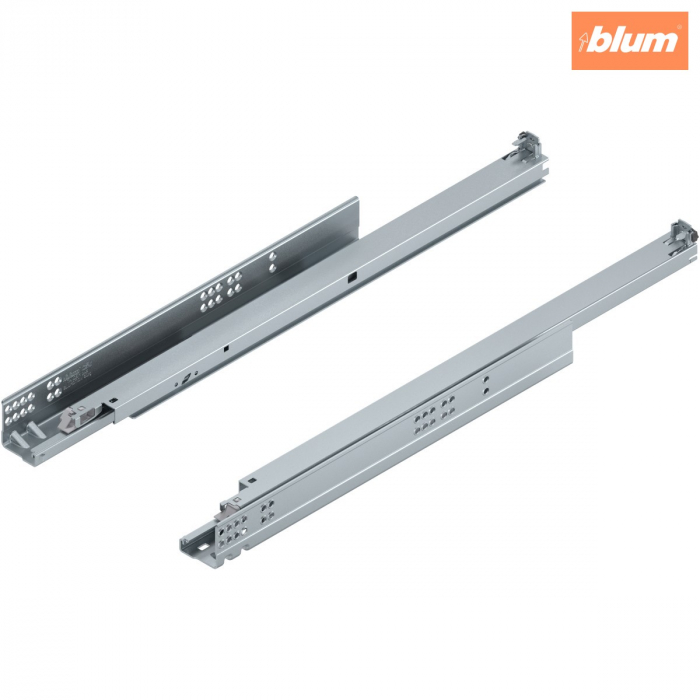 TANDEM BLUMOTION Extragere totală, Glisare, 30 kg, NL=600 mm, pentru Grosime material placă 17-19 mm, pt cuplaj, stânga/dreapta, finisaj zincat 560F6000B [1]