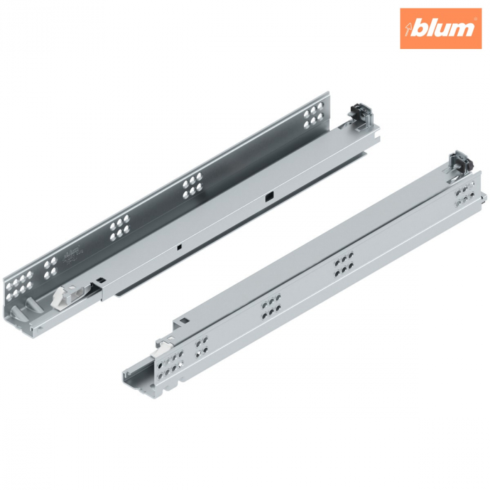 TANDEM TIP-ON Extragere totală, Glisare, 30 kg, NL=450 mm, pentru Grosime material placă 17-19 mm, pt cuplaj, stânga/dreapta, finisaj zincat 560F4500T [1]