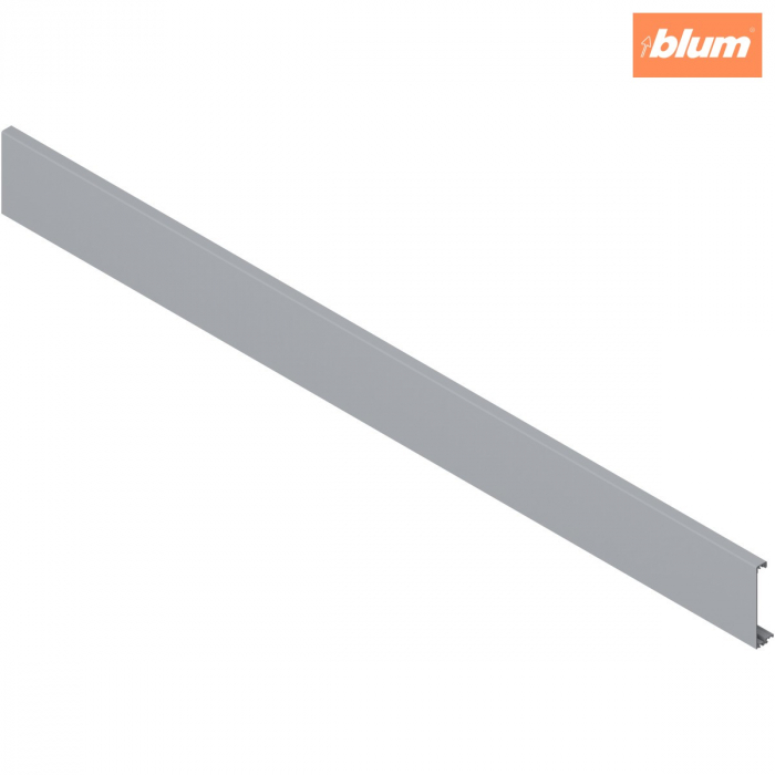 TANDEMBOX Front din aluminiu, pentru Sertar interior şi extragere interioară cu traversă, LW=1168 mm, pentru debitat, pentru TANDEMBOX antaro, finisaj R9006 gri aluminiu Z31L1036A [1]