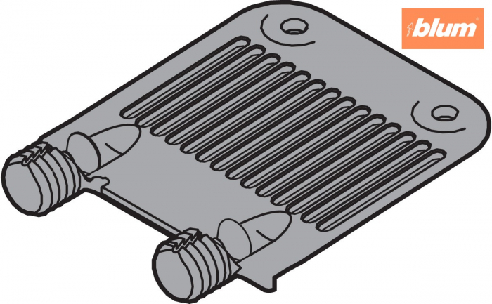 TANDEMBOX/LEGRABOX/MERIVOBOX Stabilizare front/fund, EXPANDO, finisaj R7037 gri închis Z96.10E1 [2]