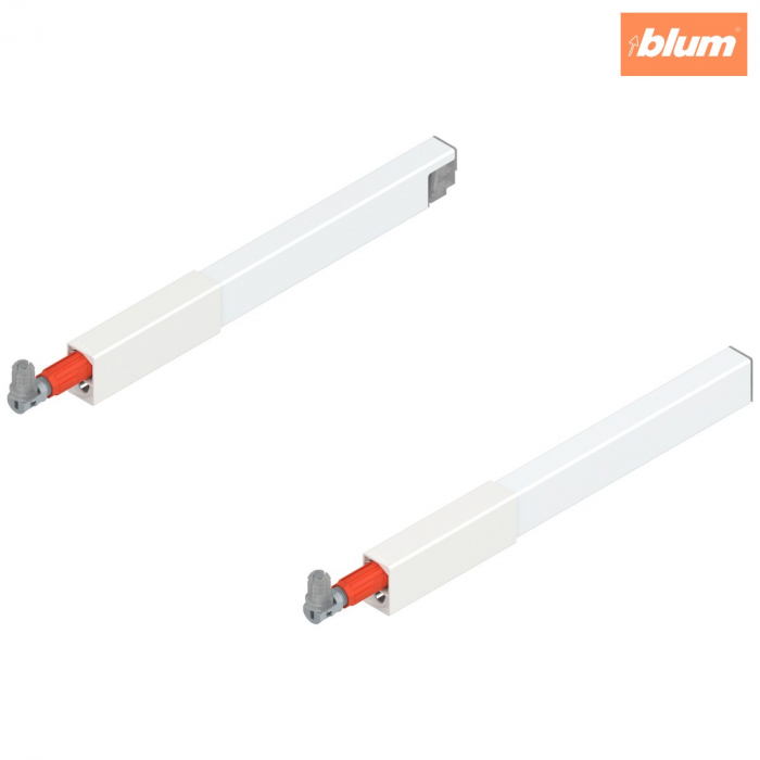 TANDEMBOX Lonjeron (sus), pentru Extragere cu front înalt, NL=270 mm, dreapta+stânga, pentru TANDEMBOX antaro, finisaj în culoare "Seidenweiss" (alb sidefat) ZRG.207RSICRE*R+L [1]