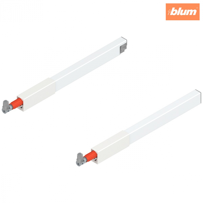 TANDEMBOX Lonjeron (sus), pentru Extragere cu front înalt, NL=300 mm, dreapta+stânga, pentru TANDEMBOX antaro, finisaj în culoare "Seidenweiss" (alb sidefat) ZRG.237RSICRE*R+L [1]