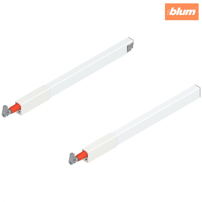 TANDEMBOX Lonjeron (sus), pentru Extragere cu front înalt, NL=350 mm, dreapta+stânga, pentru TANDEMBOX antaro, finisaj în culoare "Seidenweiss" (alb sidefat) ZRG.287RSICRE*R+L [1]