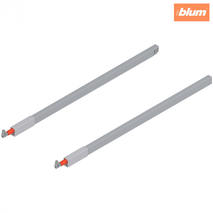 TANDEMBOX Lonjeron (sus), pentru Extragere cu front înalt, NL=600 mm, dreapta+stânga, pentru TANDEMBOX antaro, finisaj R9006 gri aluminiu ZRG.537RSICRE*R+L [1]