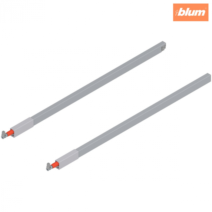 TANDEMBOX Lonjeron (sus), pentru Extragere cu front înalt, NL=650 mm, dreapta+stânga, pentru TANDEMBOX antaro, finisaj R9006 gri aluminiu ZRG.587RSICRE*R+L [1]