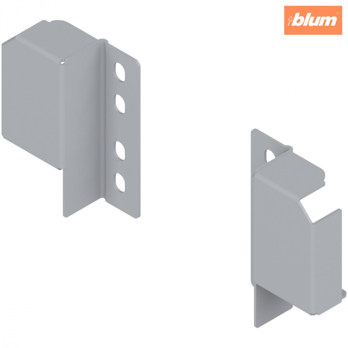 TANDEMBOX plus/antaro Suport de lonjeron (la spate), aplicare flexibilă, lonjeron reglabil, de prins cu şurub, dreapta+stânga, finisaj R9006 gri aluminiu ZRR.5200 [1]
