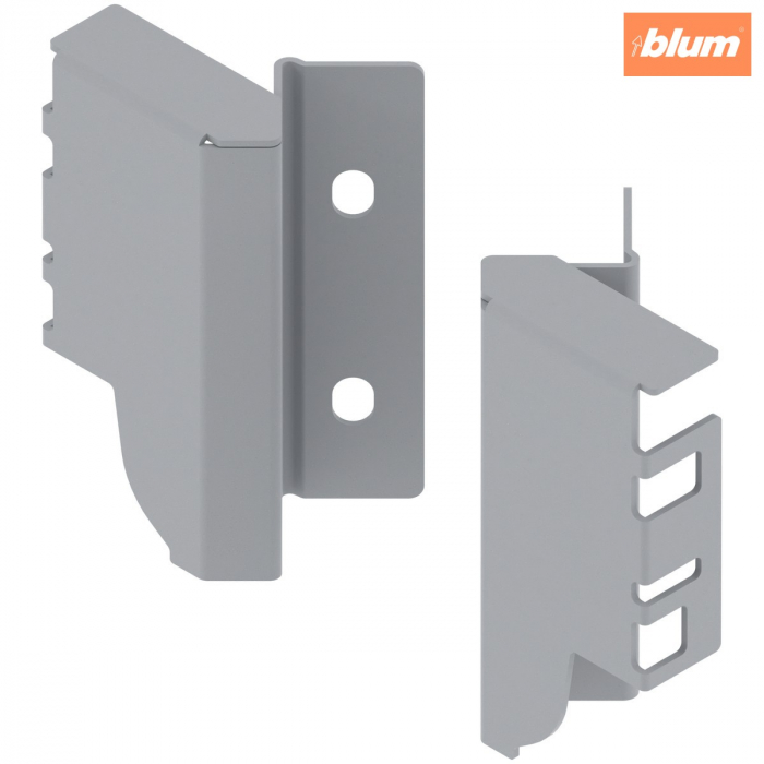 TANDEMBOX Suporturi pentru spate de lemn, Înălţime M (96,5 mm), pentru SPACE CORNER, dreapta+stânga, finisaj R9006 gri aluminiu Z30M000S.45ECK-RW [1]