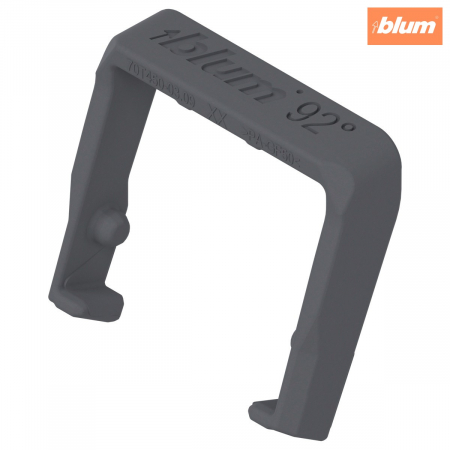 Balamale - 92° Limitator unghi deschidere pentru uşi subţiri balama, finisaj R7037 gri închis 70T4503.09BEGR