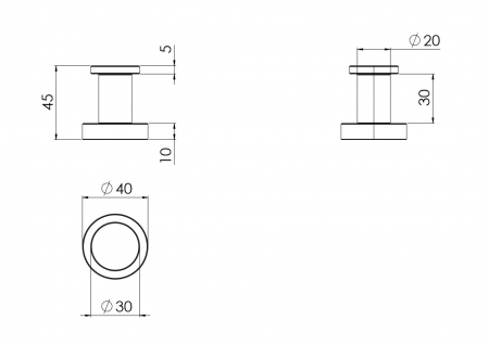 Agatator cuier metalic auriu mat 40.008 [2]
