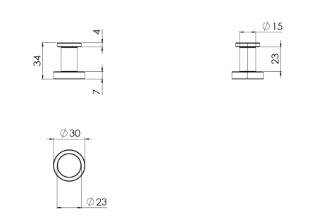 Agatator cuier metalic auriu mat 40.009 [3]