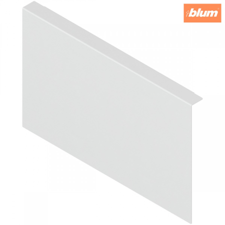 Ambia-Line - Blum - AMBIA-LINE Adaptor pt perete posterior din lemn, pentru LEGRABOX/MERIVOBOX Extragere cu front înalt Înălţime C, Oţel, finisaj alb-mătase mat ZC7A0U0C