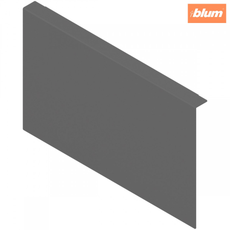 Ambia-Line - Blum - AMBIA-LINE Adaptor pt perete posterior din lemn, pentru LEGRABOX/MERIVOBOX Extragere cu front înalt Înălţime C, Oţel, finisaj gri-orion mat ZC7A0U0C