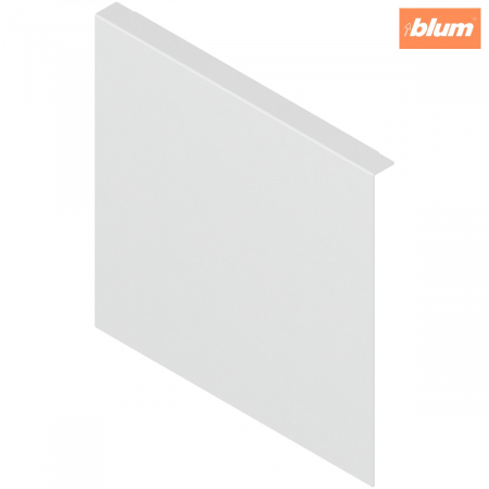 Ambia-Line - Blum - AMBIA-LINE Adaptor pt perete posterior din lemn, pentru LEGRABOX/MERIVOBOX Extragere cu front înalt Înălţime F, Oţel, finisaj alb-mătase mat ZC7A0P0F
