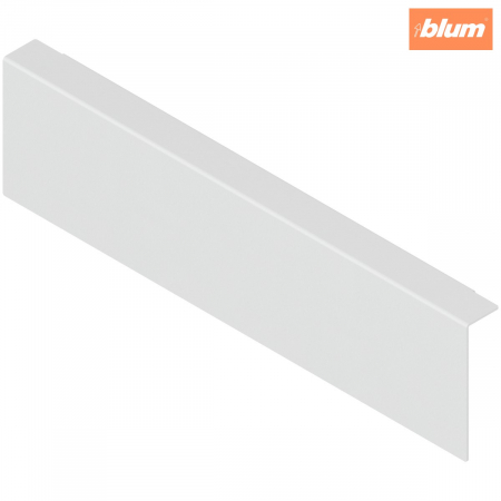 Ambia-Line - Blum - AMBIA-LINE Adaptor pt perete posterior din lemn, pentru LEGRABOX/MERIVOBOX Sertar Înălţime M, Oţel, finisaj alb-mătase mat ZC7A0U0M