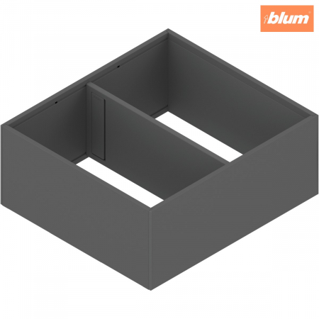 Ambia-Line - Blum - AMBIA-LINE Ramă, pentru LEGRABOX/MERIVOBOX Extragere cu front înalt, Oţel, de la NL=300 mm, Lăţime=242 mm, finisaj gri-orion mat ZC7F300RSU