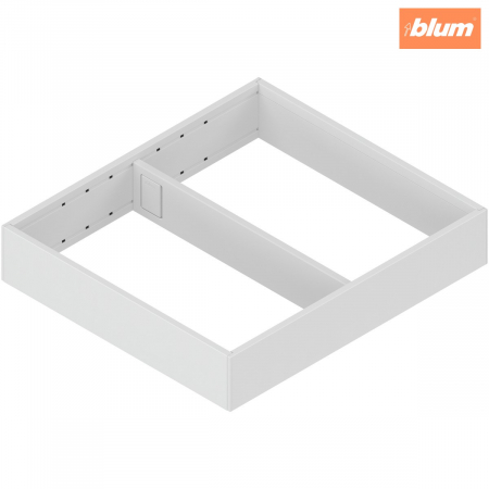 Ambia-Line - Blum - AMBIA-LINE Ramă, pentru LEGRABOX/MERIVOBOX Sertar, Oţel, NL=300 mm, Lăţime=242 mm, finisaj alb-mătase mat ZC7S300RSU