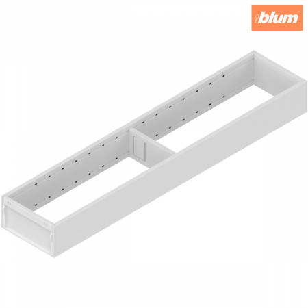 Ambia-Line - Blum - AMBIA-LINE Ramă, pentru LEGRABOX/MERIVOBOX Sertar, Oţel, NL=500 mm, Lăţime=100 mm, finisaj alb-mătase mat ZC7S500RS1